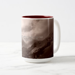 De Café Em Dois Tons Caneca da vida