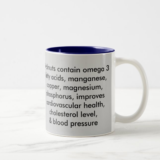 De Café Em Dois Tons Caneca das nozes (Direita)