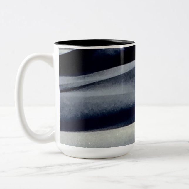 De Café Em Dois Tons Caneca das sombras escuras (Esquerda)