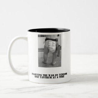 De Café Em Dois Tons caneca das trincheiras