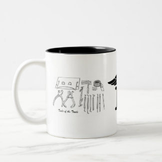 De Café Em Dois Tons Caneca dental da tecnologia