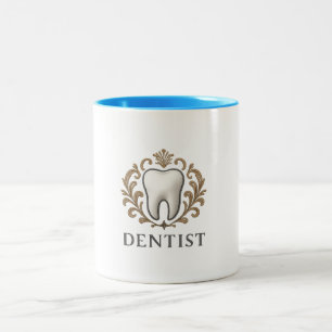 De Café Em Dois Tons Caneca - Dentista