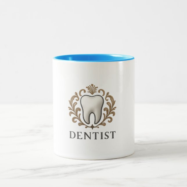 De Café Em Dois Tons Caneca - Dentista (Centro)