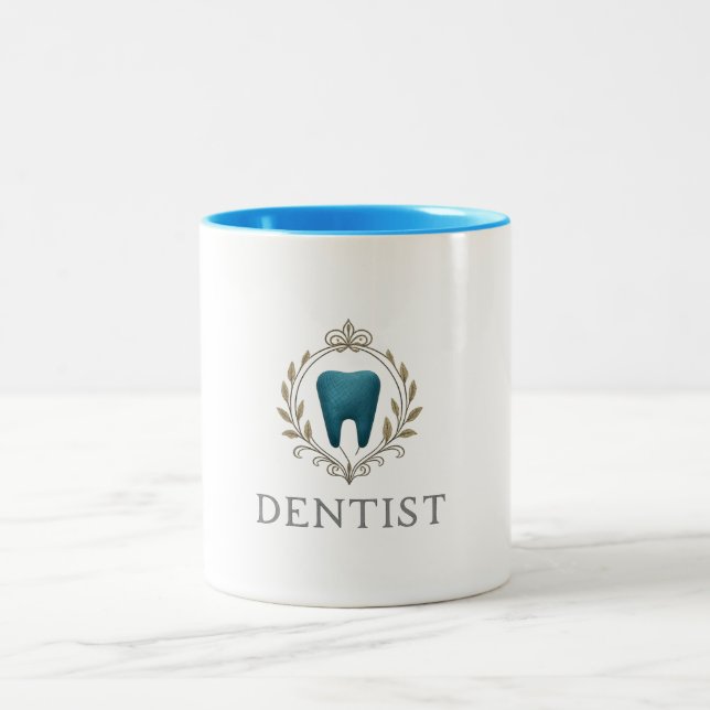 De Café Em Dois Tons Caneca - Dentista (Centro)
