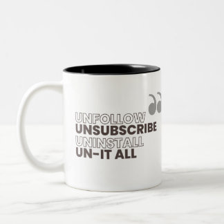 De Café Em Dois Tons Caneca Desfazer Tudo