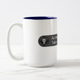 De Café Em Dois Tons Caneca destravada realização