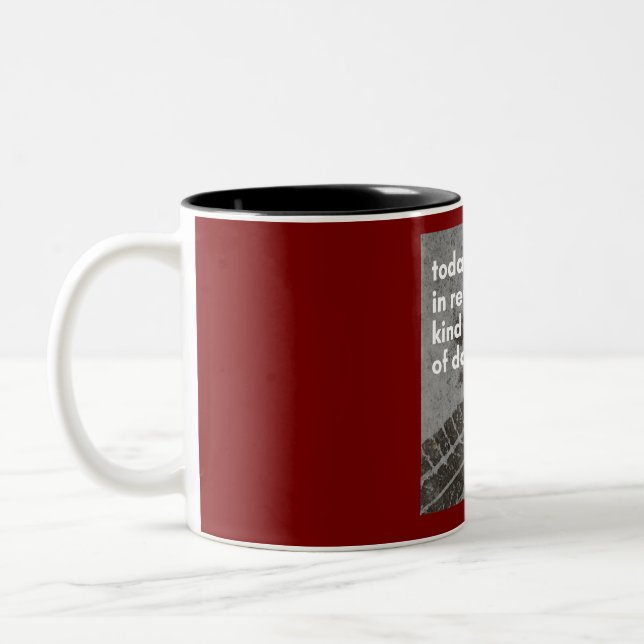 De Café Em Dois Tons Caneca Dia ao Contrário (Esquerda)