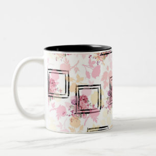 De Café Em Dois Tons caneca digital impressa