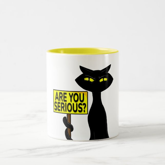 De Café Em Dois Tons Caneca Divertida Bad Boogie - Você Está Sendo Séri (Centro)