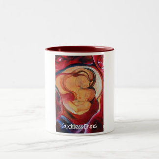 De Café Em Dois Tons Caneca divina da deusa