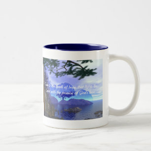 De Café Em Dois Tons Caneca dizendo cristã