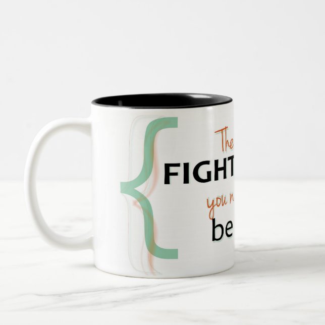 De Café Em Dois Tons Caneca do 14:14 do êxodo (Esquerda)
