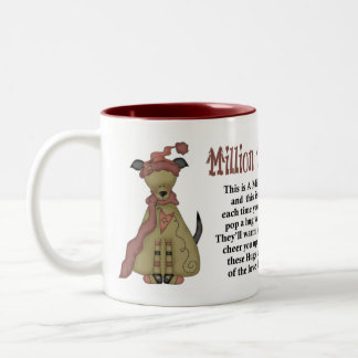 De Café Em Dois Tons Caneca do abraço