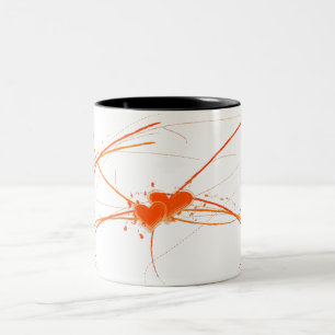 De Café Em Dois Tons Caneca do amor 2