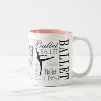 De Café Em Dois Tons Caneca do Arabesque com o acento cor-de-rosa