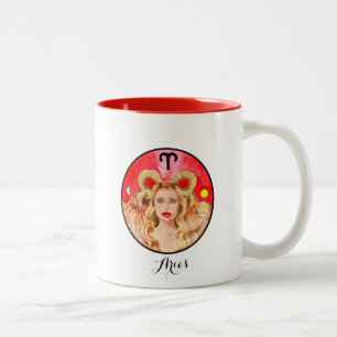 De Café Em Dois Tons Caneca do Aries