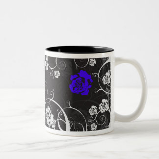 De Café Em Dois Tons Caneca do azul do crepúsculo