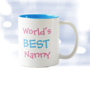 De Café Em Dois Tons Caneca do baby-sitter do mundo a MELHOR