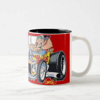 De Café Em Dois Tons Caneca do balde do "chá"