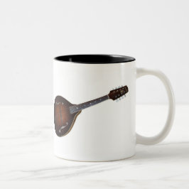 De Café Em Dois Tons Caneca do bandolim