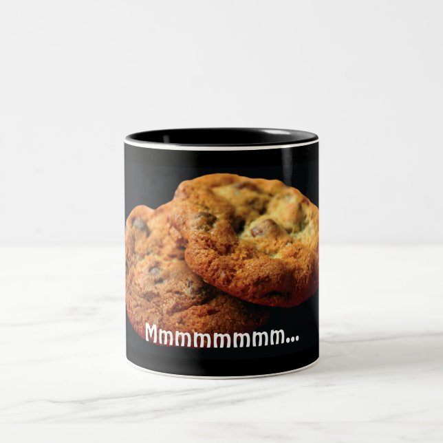 De Café Em Dois Tons Caneca do biscoito (Centro)