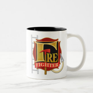 De Café Em Dois Tons Caneca do "bombeiro"