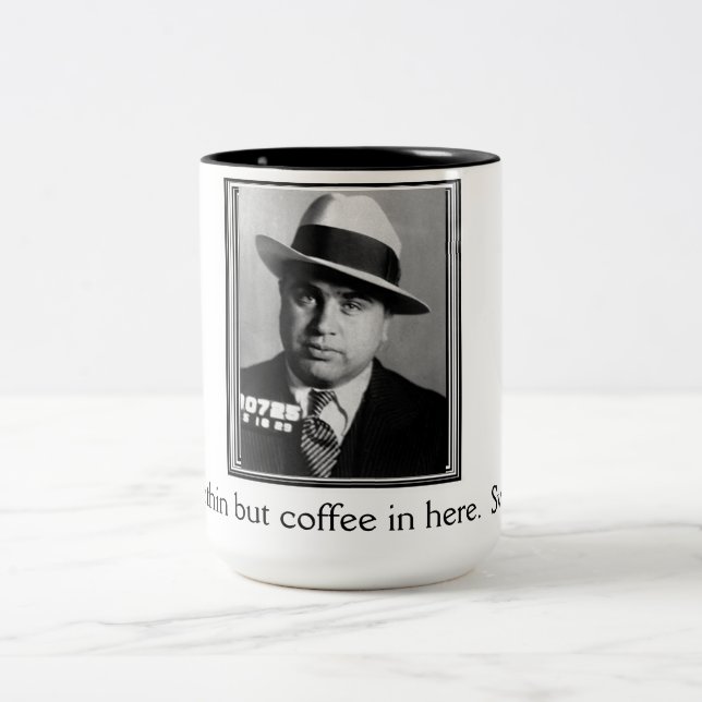 De Café Em Dois Tons caneca do bootlegger (Centro)