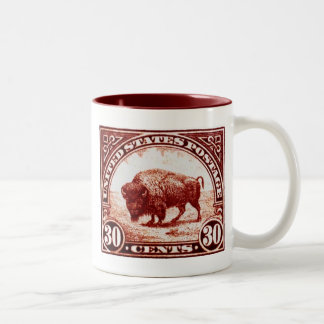 De Café Em Dois Tons caneca do búfalo