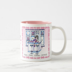 De Café Em Dois Tons CANECA do "café"