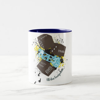 De Café Em Dois Tons caneca do caffee