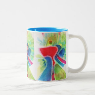 De Café Em Dois Tons Caneca do cálice
