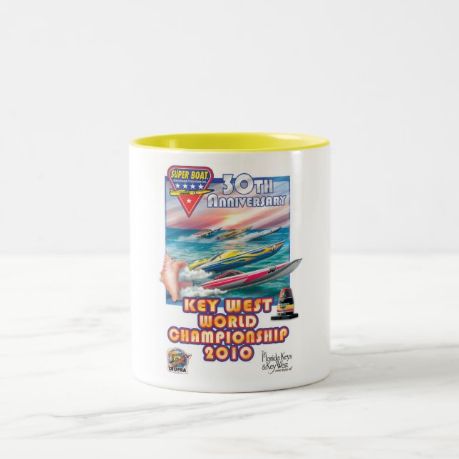 De Café Em Dois Tons caneca do campeonato do mundo (Centro)