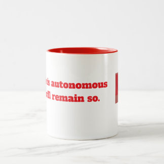 De Café Em Dois Tons Caneca do Canadá