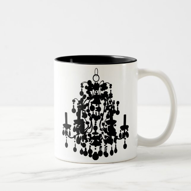 De Café Em Dois Tons Caneca do candelabro (Direita)