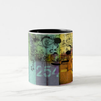 De Café Em Dois Tons caneca do caráter