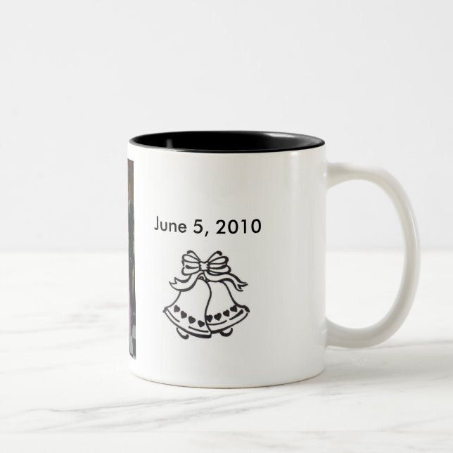 DE CAFÉ EM DOIS TONS CANECA DO CASAMENTO (Direita)