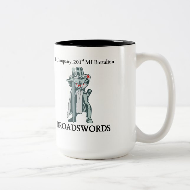 De Café Em Dois Tons Caneca do cavaleiro (Direita)