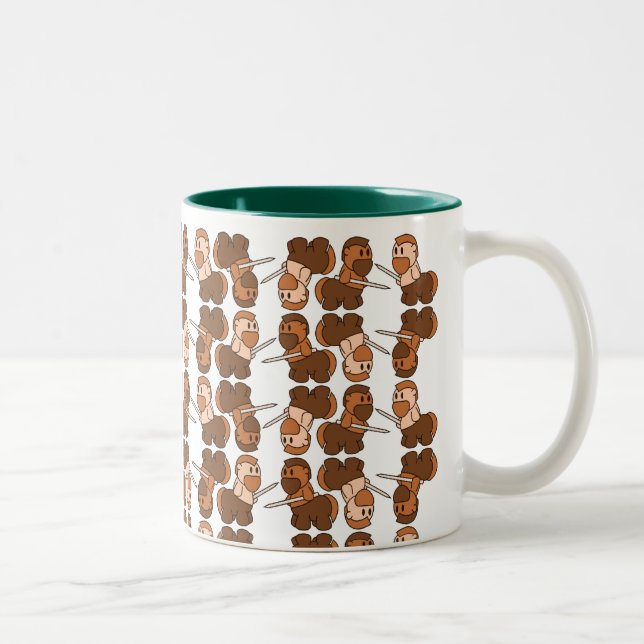 De Café Em Dois Tons Caneca do centauro (Direita)
