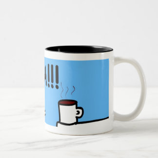 De Café Em Dois Tons caneca do chá