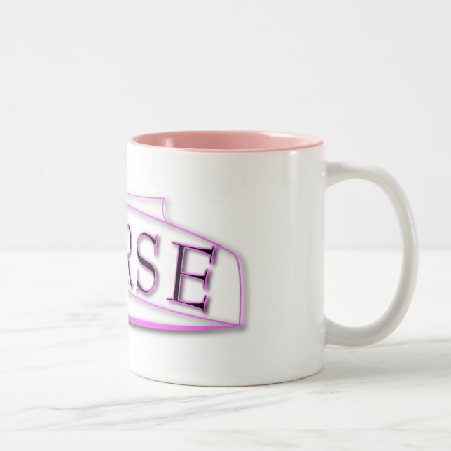 DE CAFÉ EM DOIS TONS CANECA DO CHAPÉU DA ENFERMEIRA (Direita)