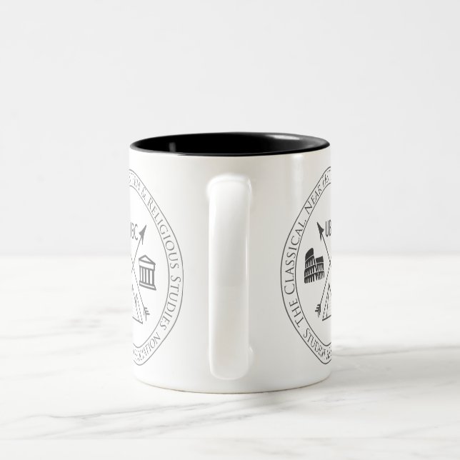 De Café Em Dois Tons Caneca do clube (Alça)