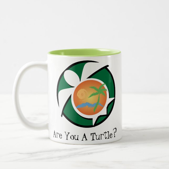 De Café Em Dois Tons Caneca do clube da tartaruga (Esquerda)