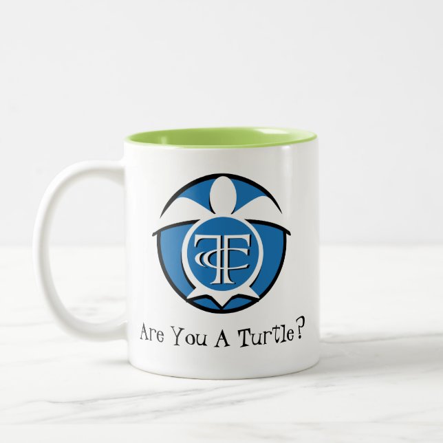 De Café Em Dois Tons Caneca do clube da tartaruga (Esquerda)