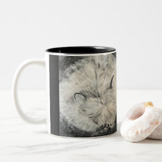 De Café Em Dois Tons Caneca do coelho