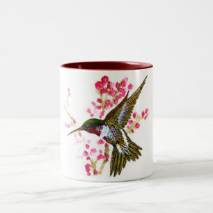 De Café Em Dois Tons Caneca do colibri