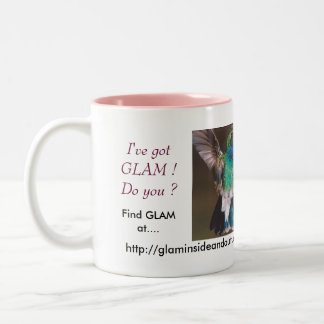 De Café Em Dois Tons Caneca do colibri