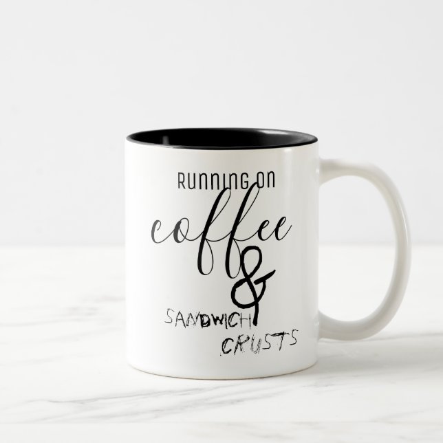 De Café Em Dois Tons Caneca do combustível da mamã (Direita)