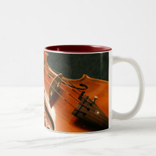 De Café Em Dois Tons Caneca do concerto do violino