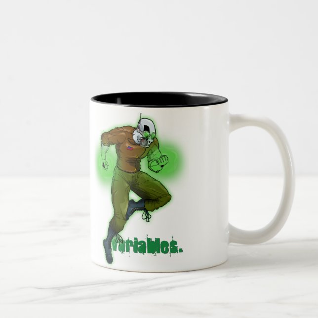 De Café Em Dois Tons Caneca do condutor (Direita)