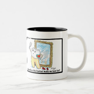 De Café Em Dois Tons Caneca do "contato"